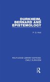 Durkheim, Bernard and Epistemology (eBook, ePUB)