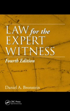 Law for the Expert Witness (eBook, PDF) - Bronstein, Daniel A.