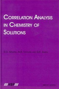 Correlation Analysis in Chemistry of Solutions (eBook, PDF) - Makitra, Roman; Turovsky, Anatolij; Zaikov, Gennady