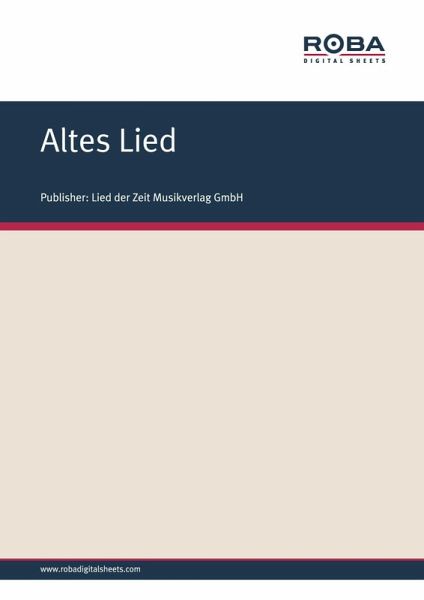 Altes Lied (eBook, PDF) Altes Lied (eBook, PDF)