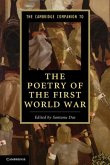 Cambridge Companion to the Poetry of the First World War (eBook, PDF)