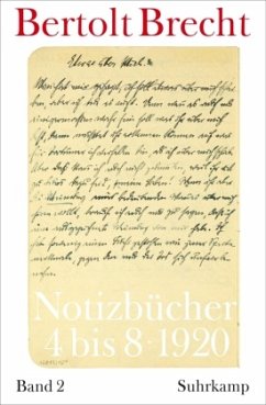 Notizbücher - Brecht, Bertolt