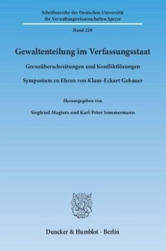 Cover Gewaltenteilung im Verfassungsstaat