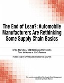 The End of Lean? (eBook, PDF)