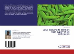 Value accruing to Zambia's bean supply chain participants