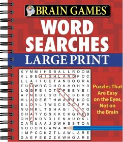 Brain Games - Word Searches - Large Print (Red) - Publications International Ltd; Brain Games