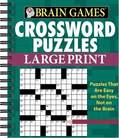 Brain Games - Crossword Puzzles - Large Print (Green) - Publications International Ltd; Brain Games