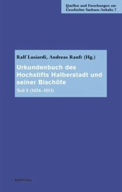 Urkundenbuch des Hochstifts Halberstadt und seiner Bischöfe