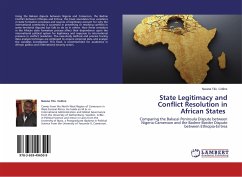 State Legitimacy and Conflict Resolution in African States