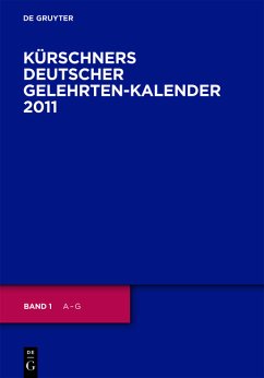 Kürschners Deutscher Gelehrten-Kalender 2011 (4 Bände KOMPLETT) - Bio-bibliographisches Verzeichnis deutschsprachiger Wissenschaftler der Gegenwart.
