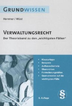 Grundwissen Verwaltungsrecht - Hemmer, Karl-Edmund; Wüst, Achim