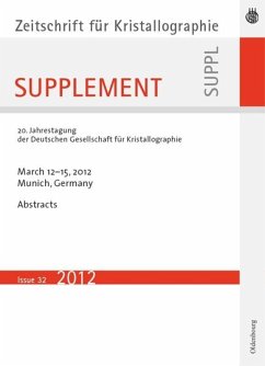 20. Jahrestagung der Deutschen Gesellschaft für Kristallographie; March 2012, Munich, Germany