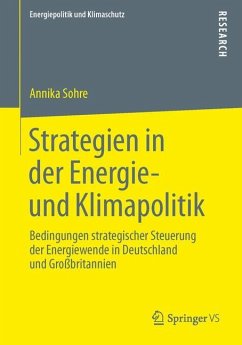 Strategien in der Energie- und Klimapolitik - Sohre, Annika