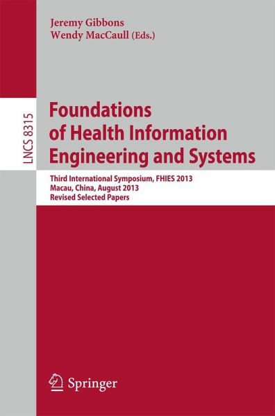 Foundations of Health Information Engineering and Systems Foundations of Health Information Engineering and Systems