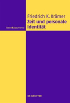 Zeit und personale Identität - Krämer, Friedrich K.