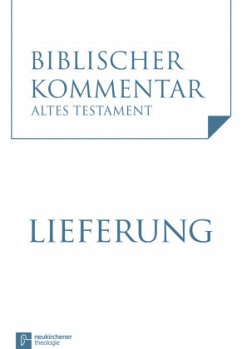 Klagelieder (Threni) (Klgl 1,1-22) (Neubearbeitung), Lieferung 1 / Biblischer Kommentar Altes Testament Bd.20/1 - Koenen, Klaus