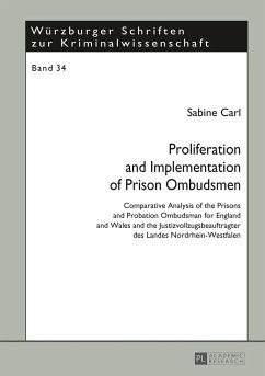 Proliferation and Implementation of Prison Ombudsmen - Carl, Sabine