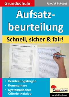 Aufsatzbeurteilung in der Grundschule (eBook, PDF) - Schardt, Friedel