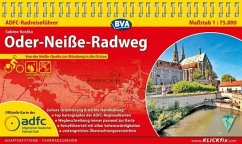 Cover ADFC-Radreiseführer Oder-Neiße-Radweg 1:75.000 praktische Spiralbindung, reiß- und wetterfest, GPS-Tracks Download