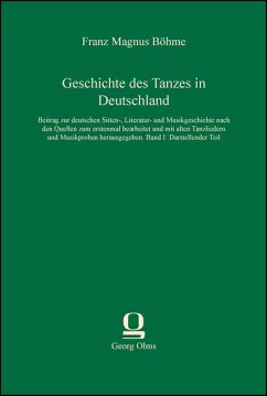 Geschichte des Tanzes in Deutschland - Böhme, Franz Magnus