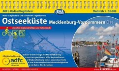 Cover ADFC-Radausflugsführer Ostseeküste Mecklenburg-Vorpommern Ost 1:50.000 praktische Spiralbindung, reiß- und wetterfest, G