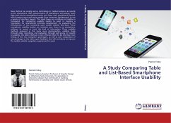 A Study Comparing Table and List-Based Smartphone Interface Usability