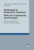 Challenges in Synchronic Toponymy - Défis de la toponymie synchronique