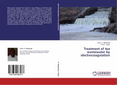 Treatment of tea wastewater by electrocoagulation