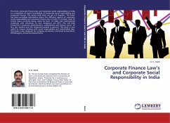 Corporate Finance Law¿s and Corporate Social Responsibility in India - Saini, S. K.