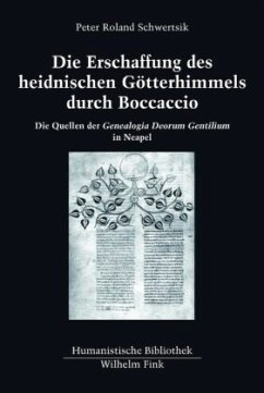 Die Erschaffung des heidnischen Götterhimmels durch Boccaccio - Schwertsik, Peter;Schwertsik, Peter Roland