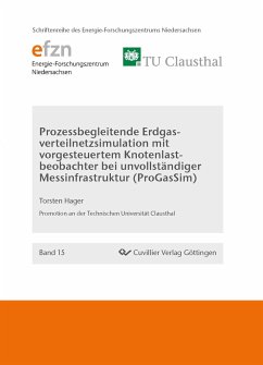 Prozessbegleitende Erdgasverteilnetzsimulation mit vorgesteuertem Knotenlastbeobachter bei unvollständiger Messinfrastruktur (ProGasSim) (Band 15) - Hager, Torsten