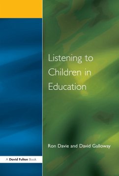 Cover Listening to Children in Education (eBook, PDF)