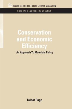 Conservation and Economic Efficiency (eBook, PDF) - Page, Talbot