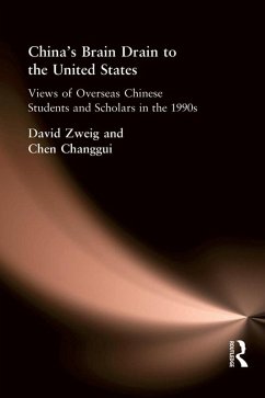 China's Brain Drain to the United States (eBook, ePUB) - Zweig, David; Changgui, Chen