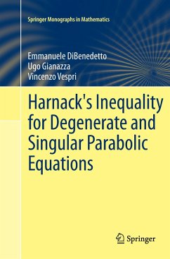 Harnack's Inequality for Degenerate and Singular Parabolic Equations - DiBenedetto, Emmanuele;Gianazza, Ugo Pietro;Vespri, Vincenzo