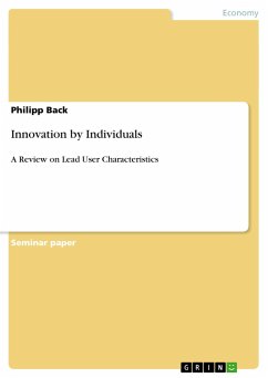 Innovation by Individuals - Back, Philipp