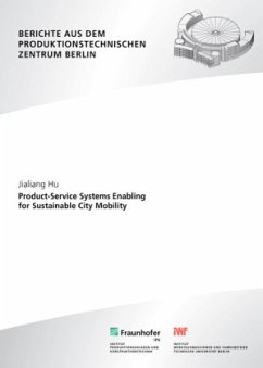 Cover Product-Service Systems Enabling for Sustainable City Mobility