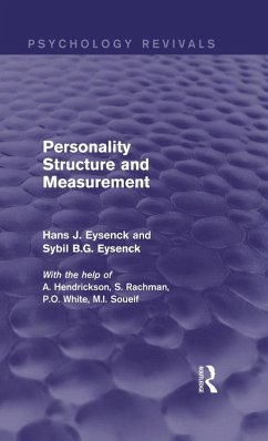 Cover Personality Structure and Measurement (Psychology Revivals) (eBook, ePUB)