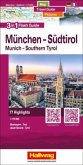 Hallwag Flash Guide München - Südtirol, Oberbayern, Tirol