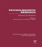 Psycholinguistic Research (PLE: Psycholinguistics) (eBook, PDF)