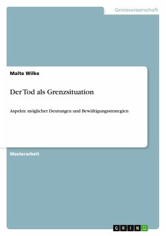 Cover Der Tod als Grenzsituation