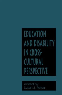 Cover Education and Disability in Cross-Cultural Perspective (eBook, PDF)