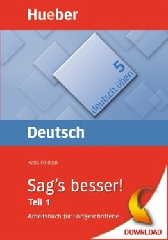 Sag's besser! (eBook, PDF) - Földeak, Hans