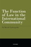 The Function of Law in the International Community (eBook, ePUB)