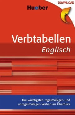 Cover Verbtabellen Englisch (eBook, PDF)