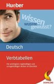 Verbtabellen Deutsch (eBook, PDF)