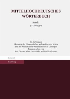 Cover Mittelhochdeutsches Wörterbuch, m. CD-ROM