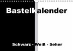 Bastelkalender / Für Schwarz - Weiß - Seher (Wandkalender immerwährend DIN A4 quer)