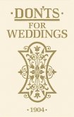 Don'ts for Weddings (eBook, PDF)