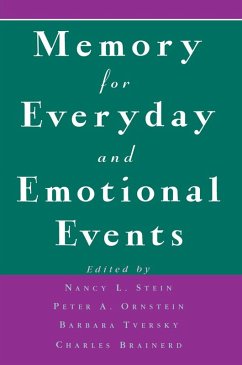 Cover Memory for Everyday and Emotional Events (eBook, PDF)